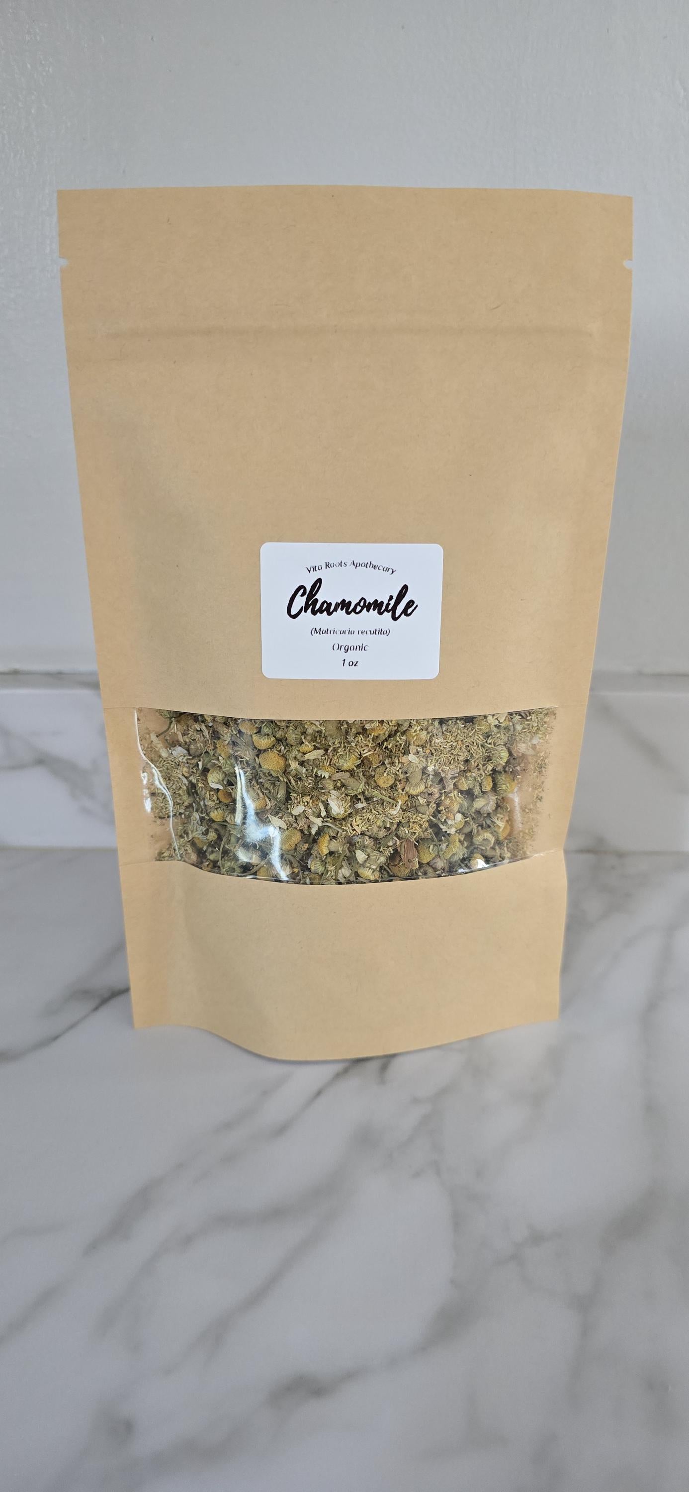 Organic German Chamomile, Dried Herbs: Bulk Herbs, Loose Leaf Tea, Herbal Apothecary