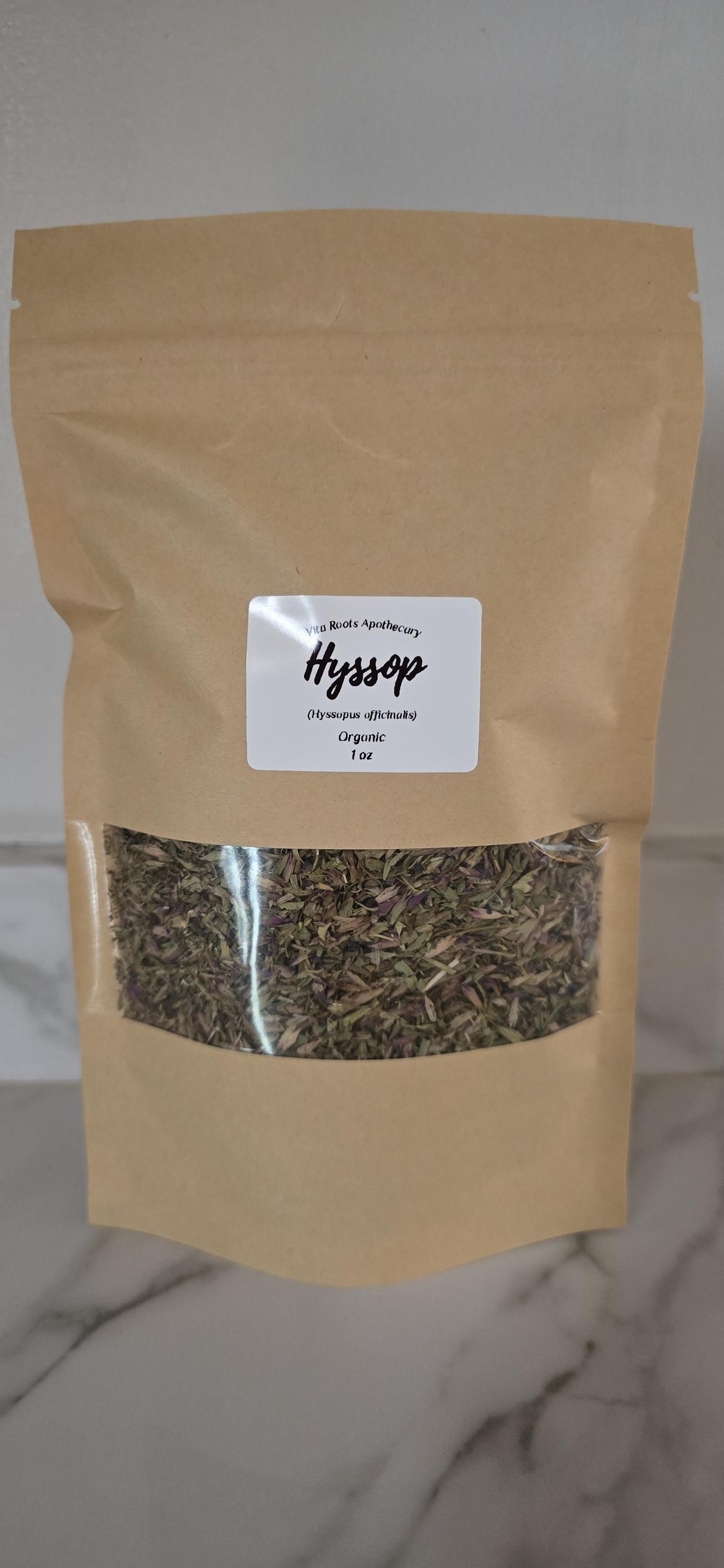 Organic Hyssop, Loose Leaf Herb | Ritual & Tea Use | Apothecary Herbs