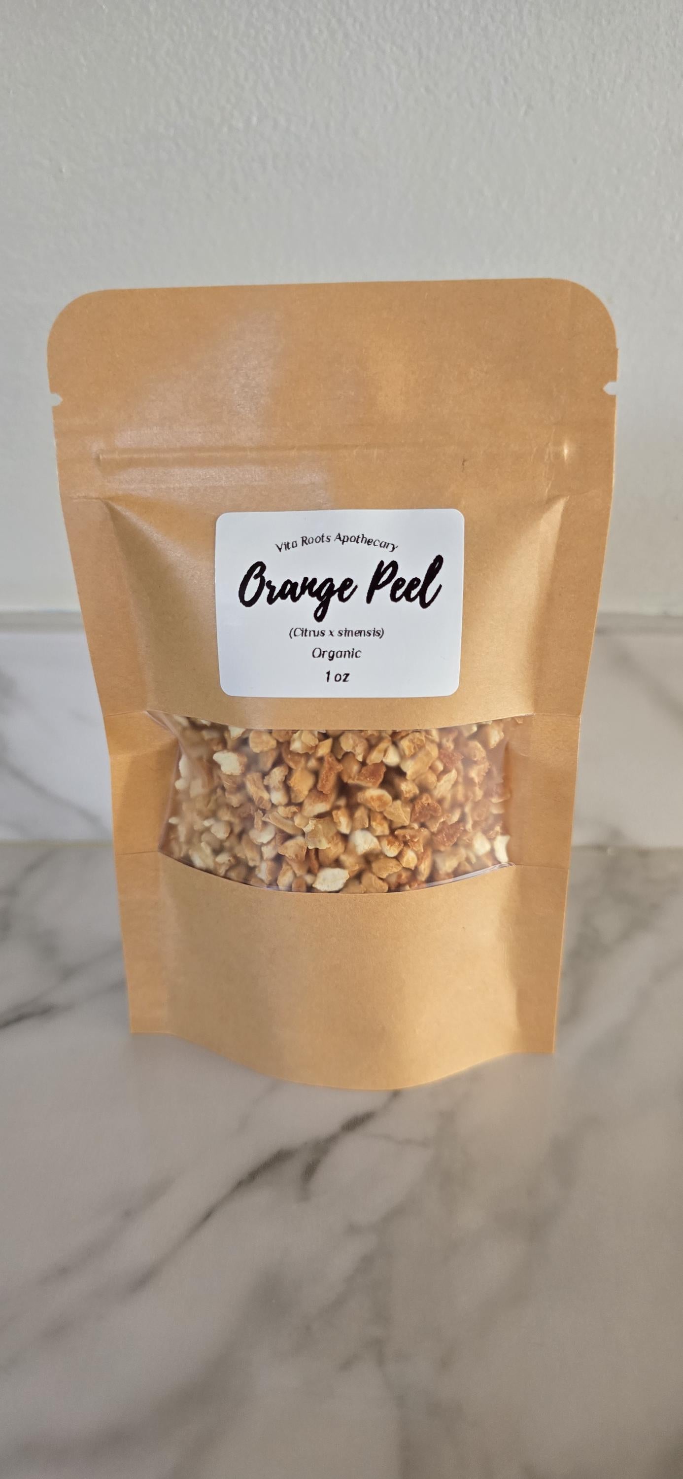 Organic Dried Orange Peel | Citrus Sinensis, Herbal Tea, Baking, Crafts, Apothecary Herbs