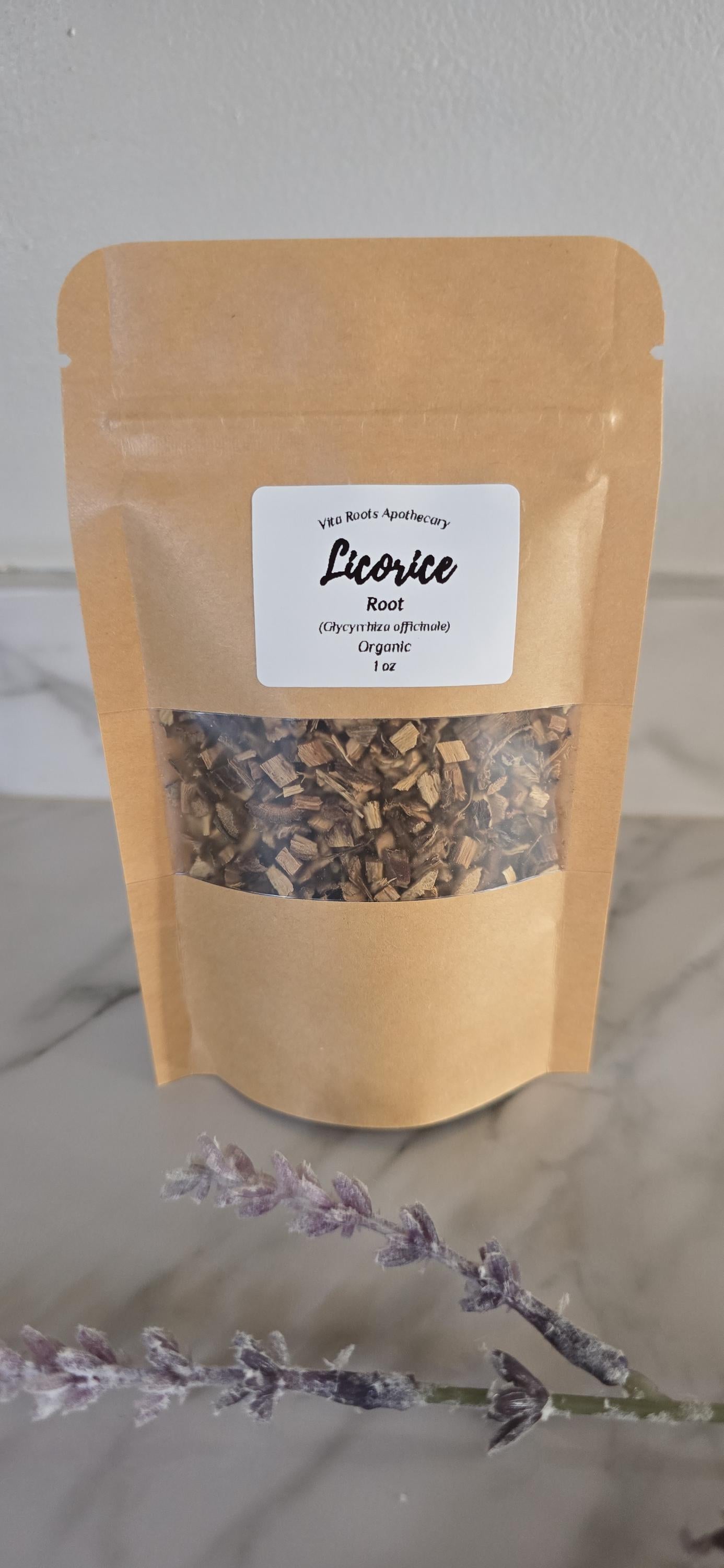 Organic Licorice Root | Dried Herbal Root, Loose Leaf Herb for Tea, Apothecary Herbs