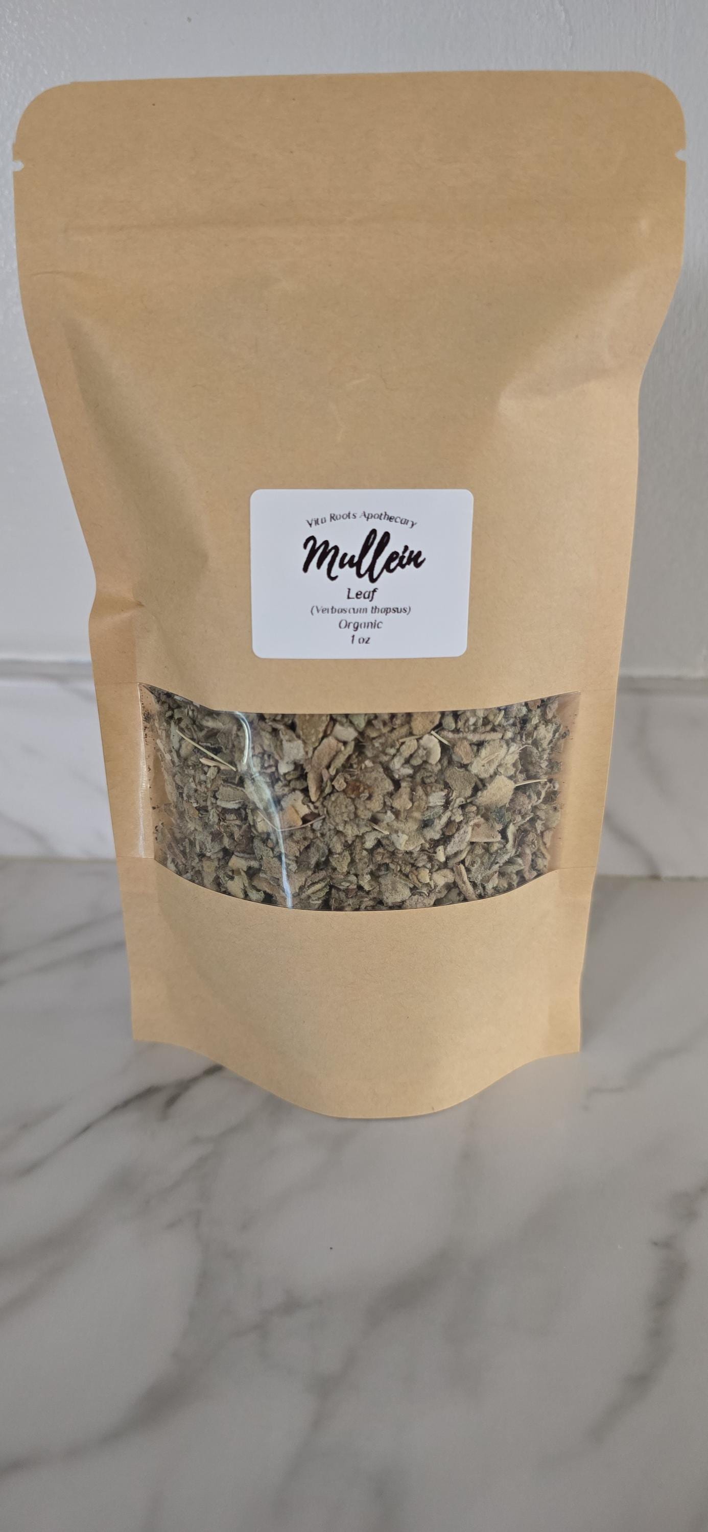 Organic Mullein Dried Herbs: Loose Leaf Tea, Medicinal Herbs