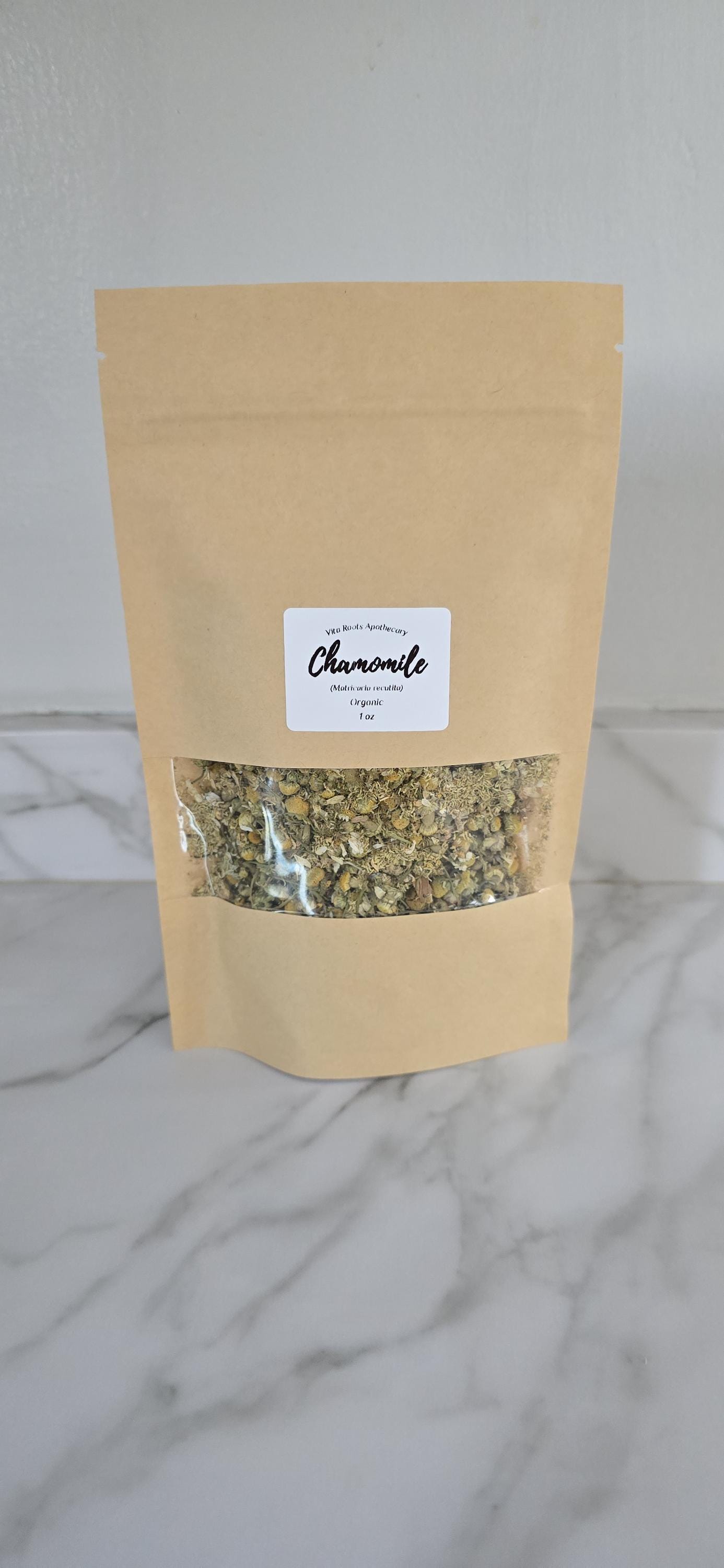 Organic German Chamomile, Dried Herbs: Bulk Herbs, Loose Leaf Tea, Herbal Apothecary