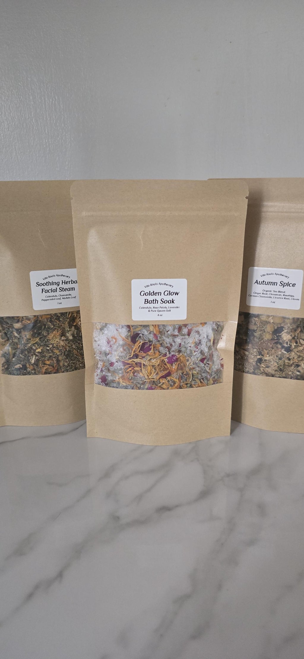 Autumn Herbal Self-Care Box: Tea, Bath Soak, Facial Steam