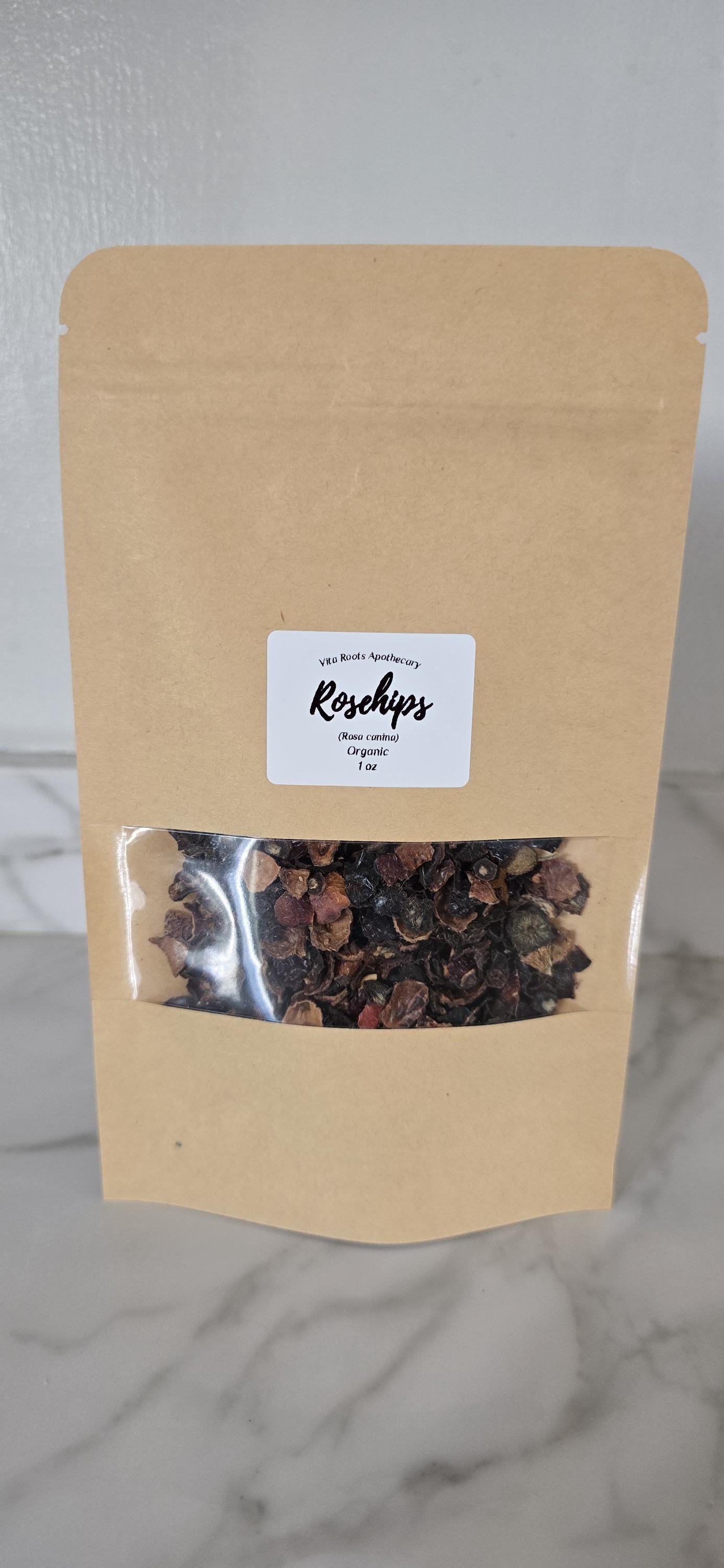 Organic Rosehips (Rosa canina) Dried Loose Leaf Herbal Tea, Bulk Apothecary Herbs