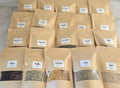 Organic Apothecary Kit, 20 Loose Leaf Herbs, Herbalist Starter (Optional Mortar & Pestle)