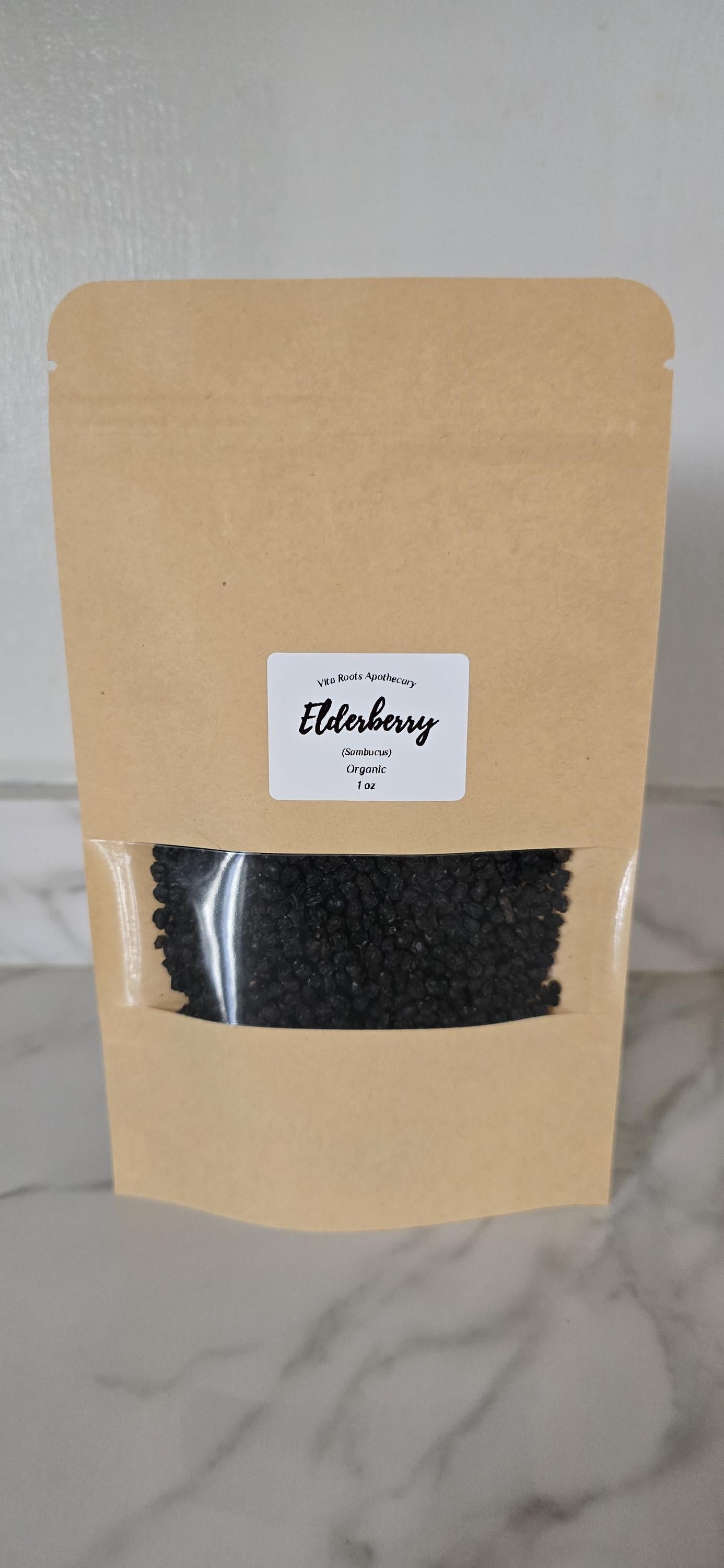 Organic Dried Elderberries (Sambucus nigra) | Loose Leaf Herbal Tea, Bulk Herbs