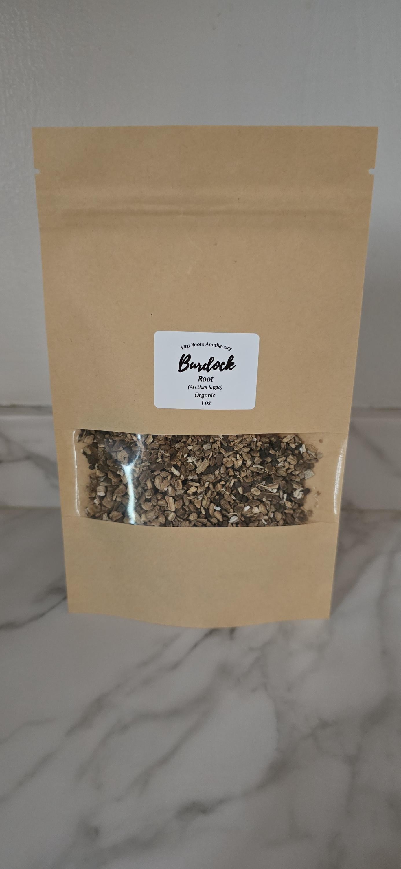 Organic Burdock Root | Loose Cut Herb, Tea & Apothecary