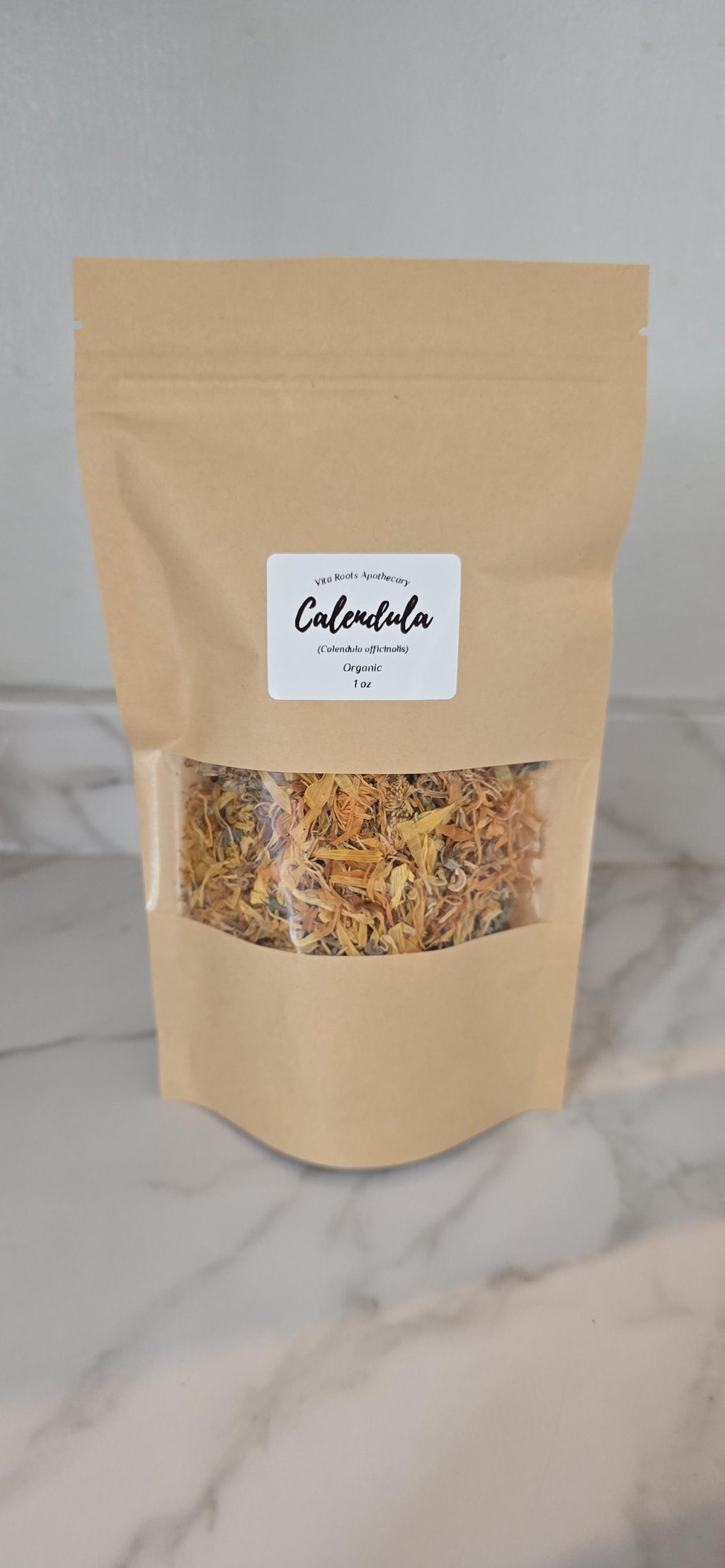 Organic Calendula Flower, Dried Herbs: Bulk Herbs, Loose Leaf Tea, Herbal Apothecary