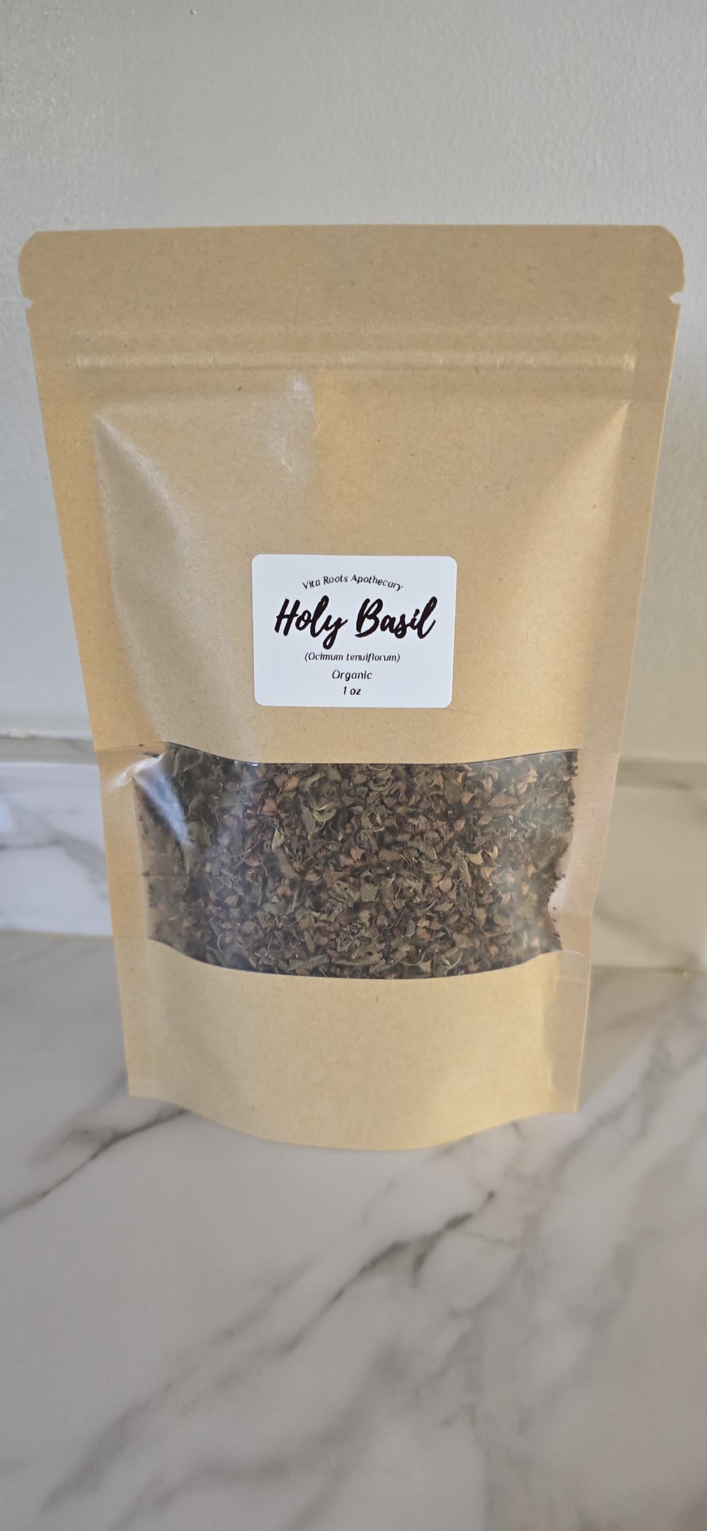 Organic Holy Basil (Tulsi) Loose Leaf Herb, Tea Blend