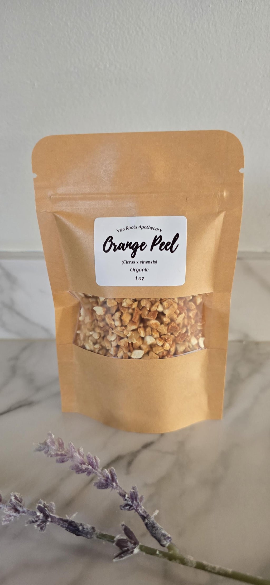 Organic Dried Orange Peel | Citrus Sinensis, Herbal Tea, Baking, Crafts, Apothecary Herbs