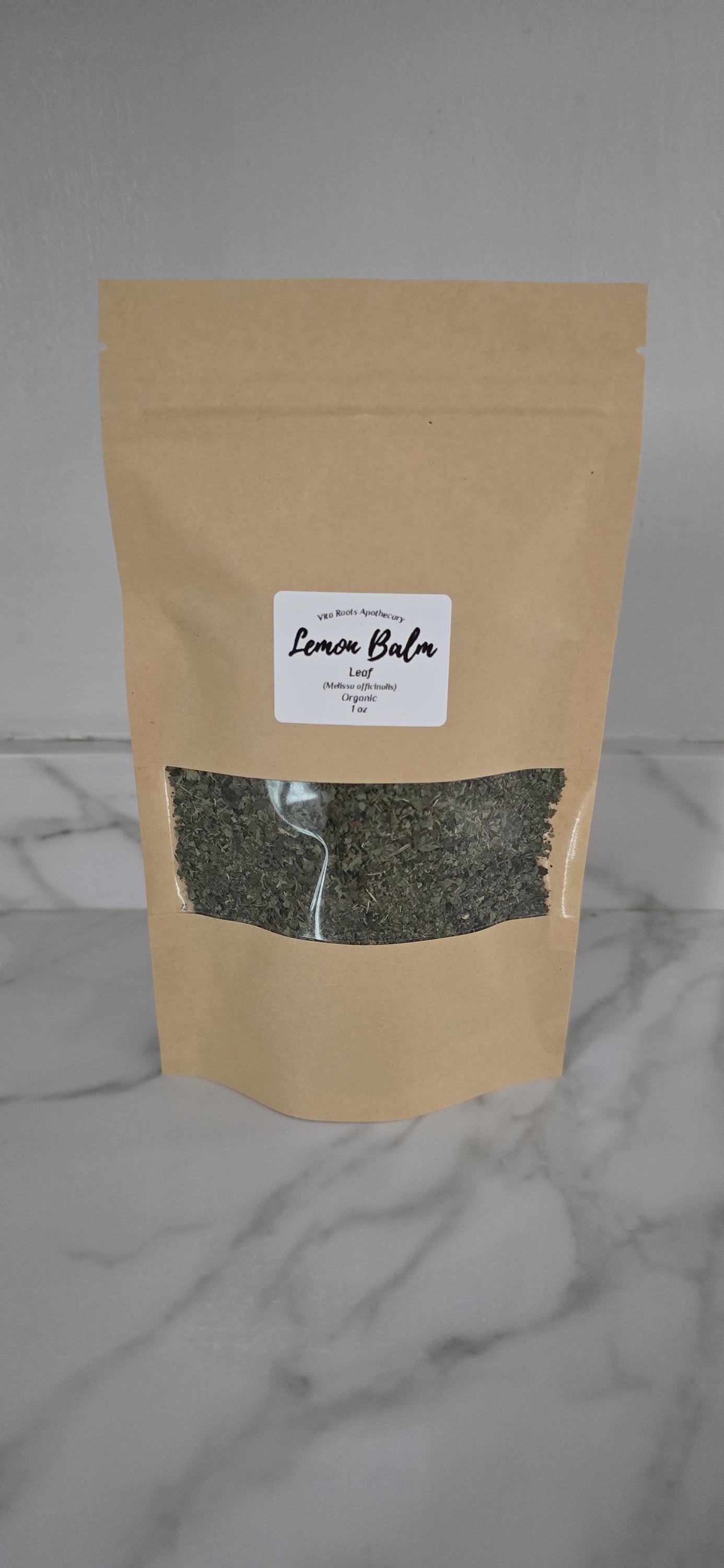 Organic Lemon Balm Herb for Tea, Dried Herbs, Apothecary Herbs