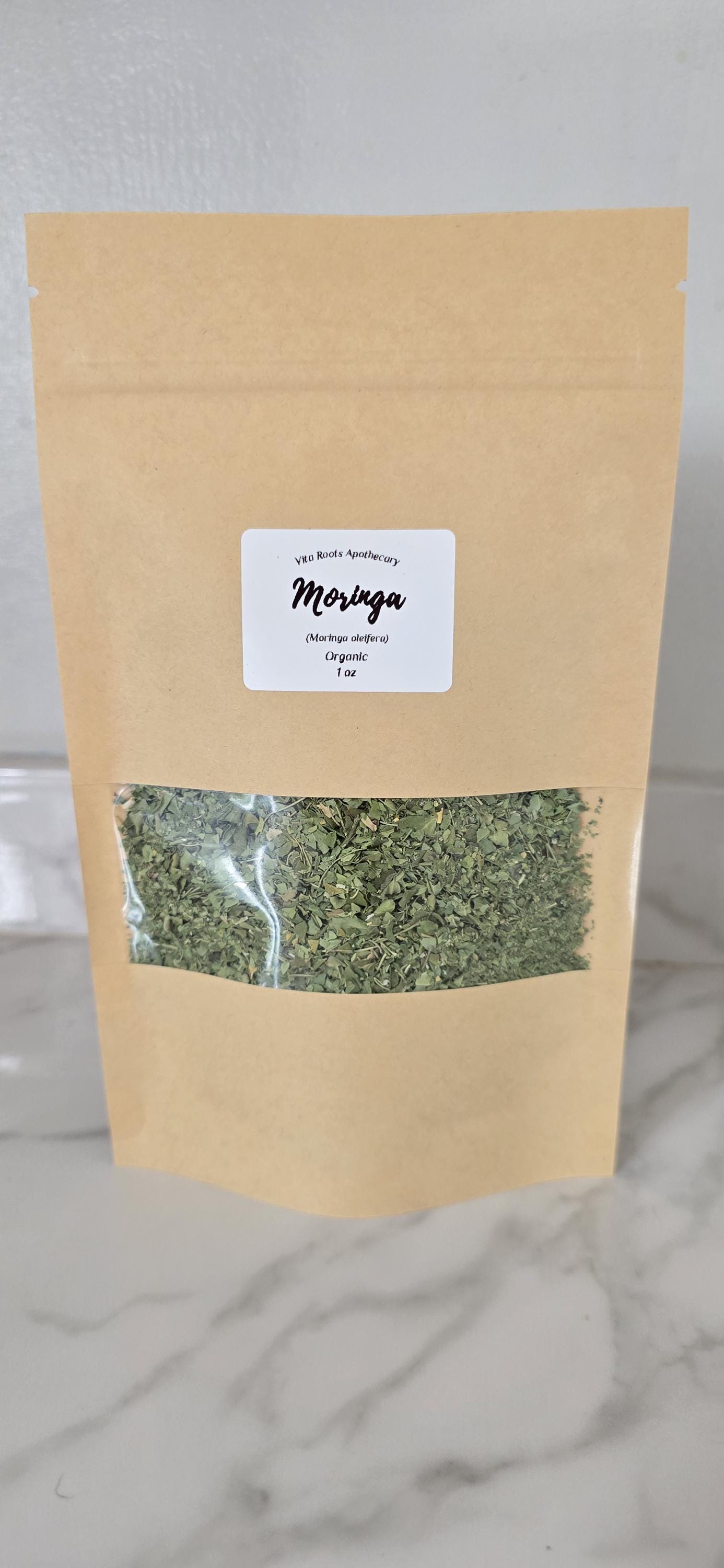 Organic Moringa, Dried Herbs: Bulk Herbs, Loose Leaf Tea, Herbal Apothecary