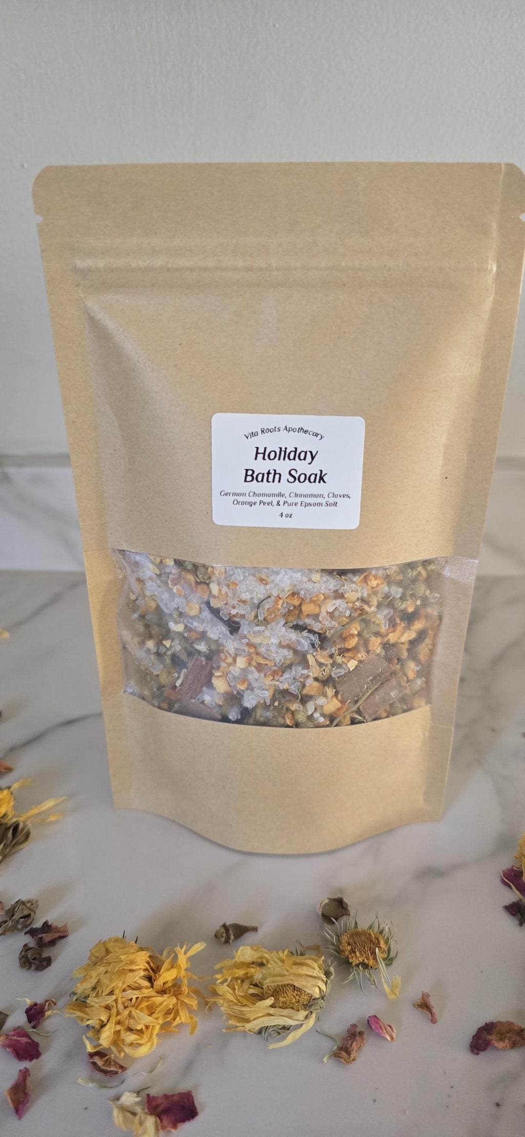 Herbal Tea, Herb Gift Set, Bath Soak, Apothecary Gift, Mortar & Pestle Optional
