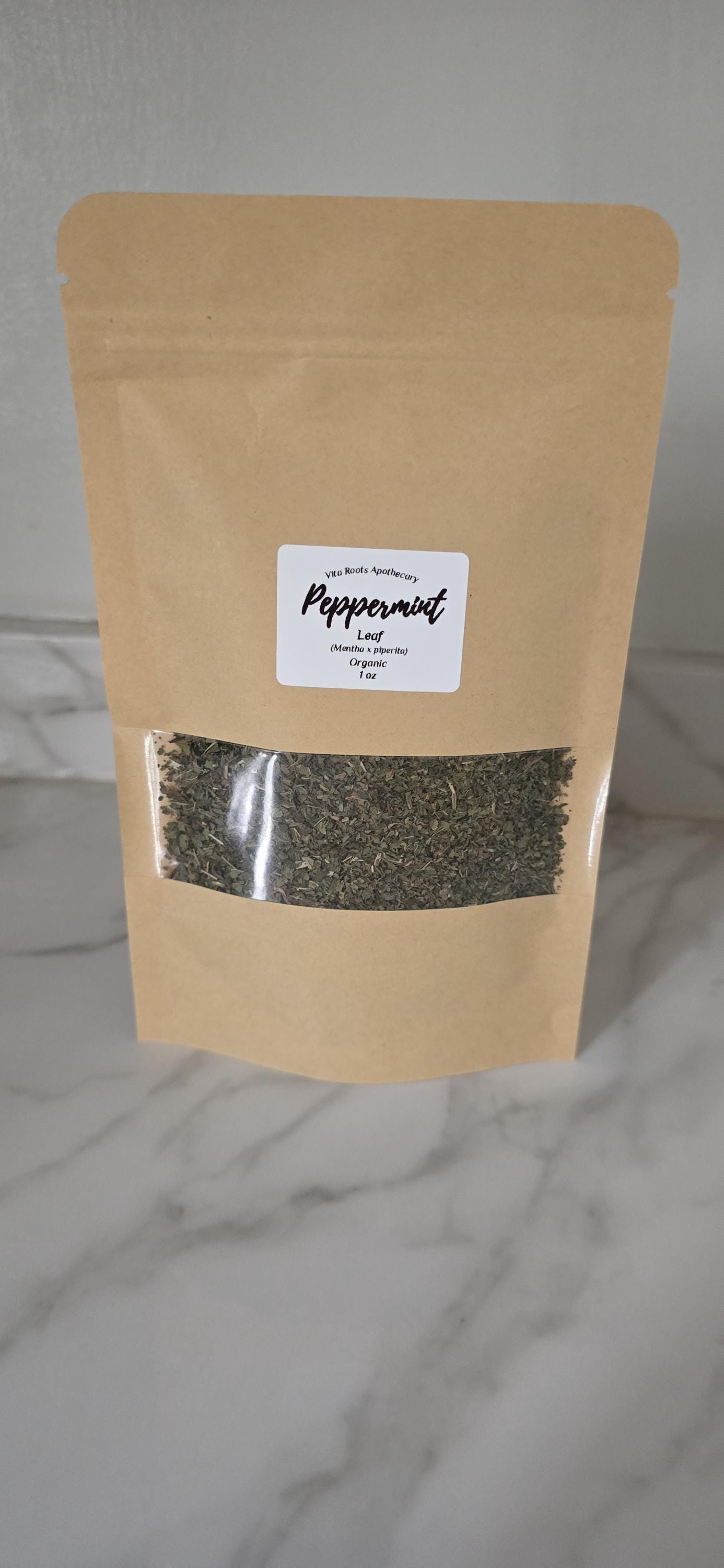 Organic Peppermint Leaf, Loose Leaf Tea, Herbal Apothecary