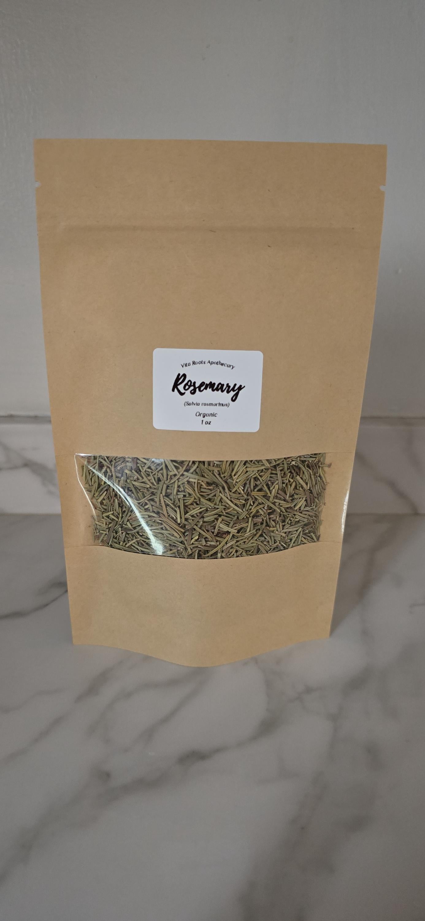 Organic Rosemary Loose Leaf Herb | Herbal Tea Ritual Use | Apothecary Herbs