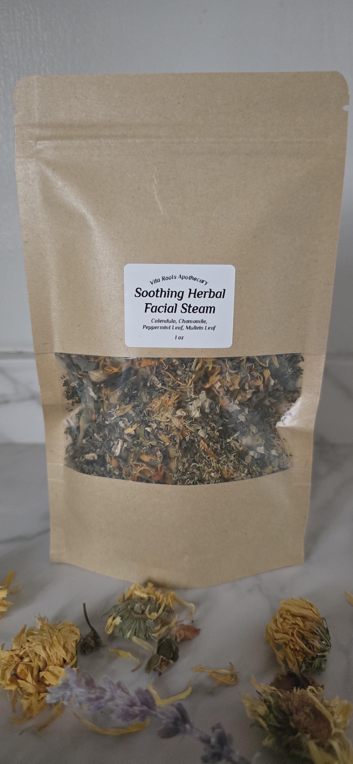 Autumn Herbal Self-Care Box: Tea, Bath Soak, Facial Steam