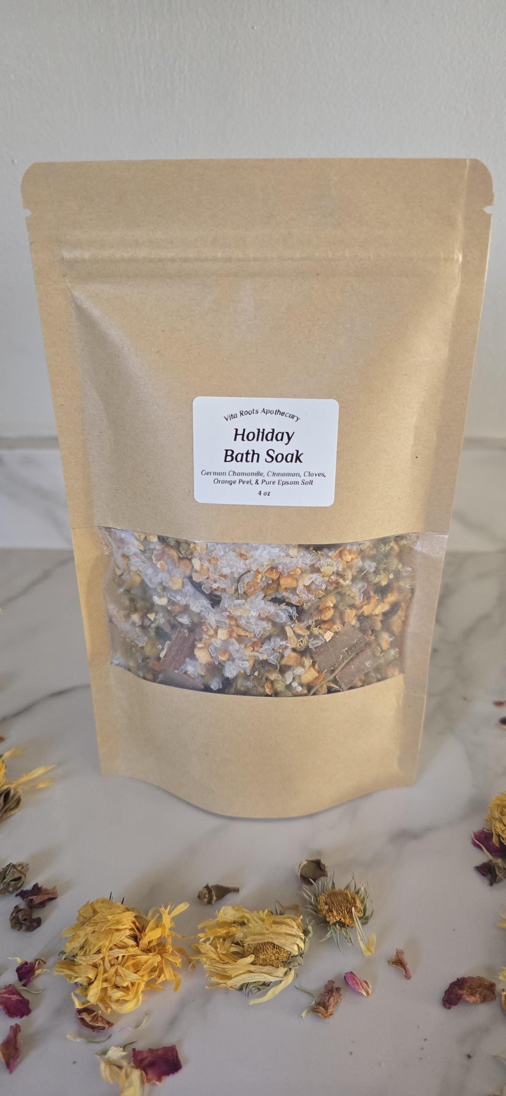 Herbal Tea, Herb Gift Set, Bath Soak, Apothecary Gift, Mortar & Pestle Optional