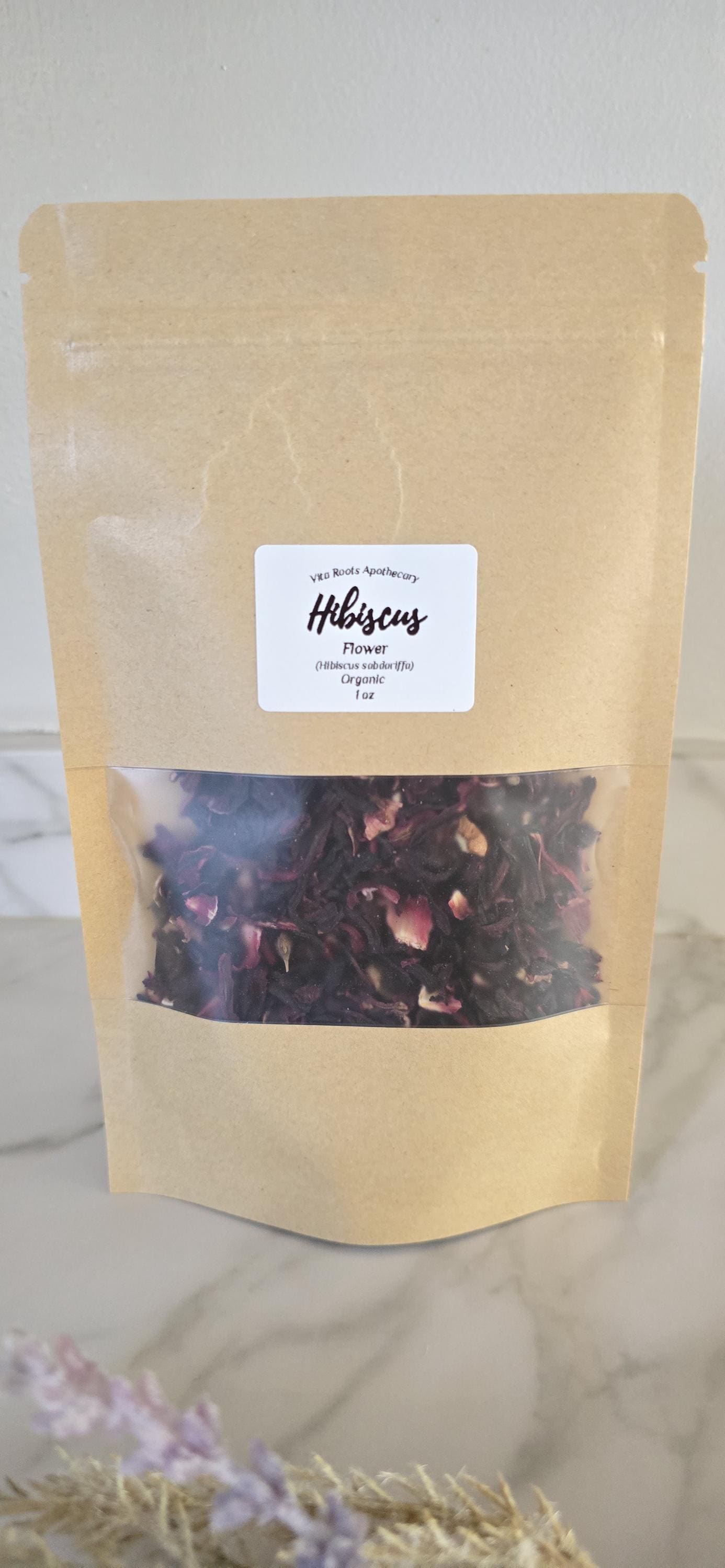 Organic Hibiscus Flower Petals – Loose Leaf Herbal Tea, Apothecary Herbs