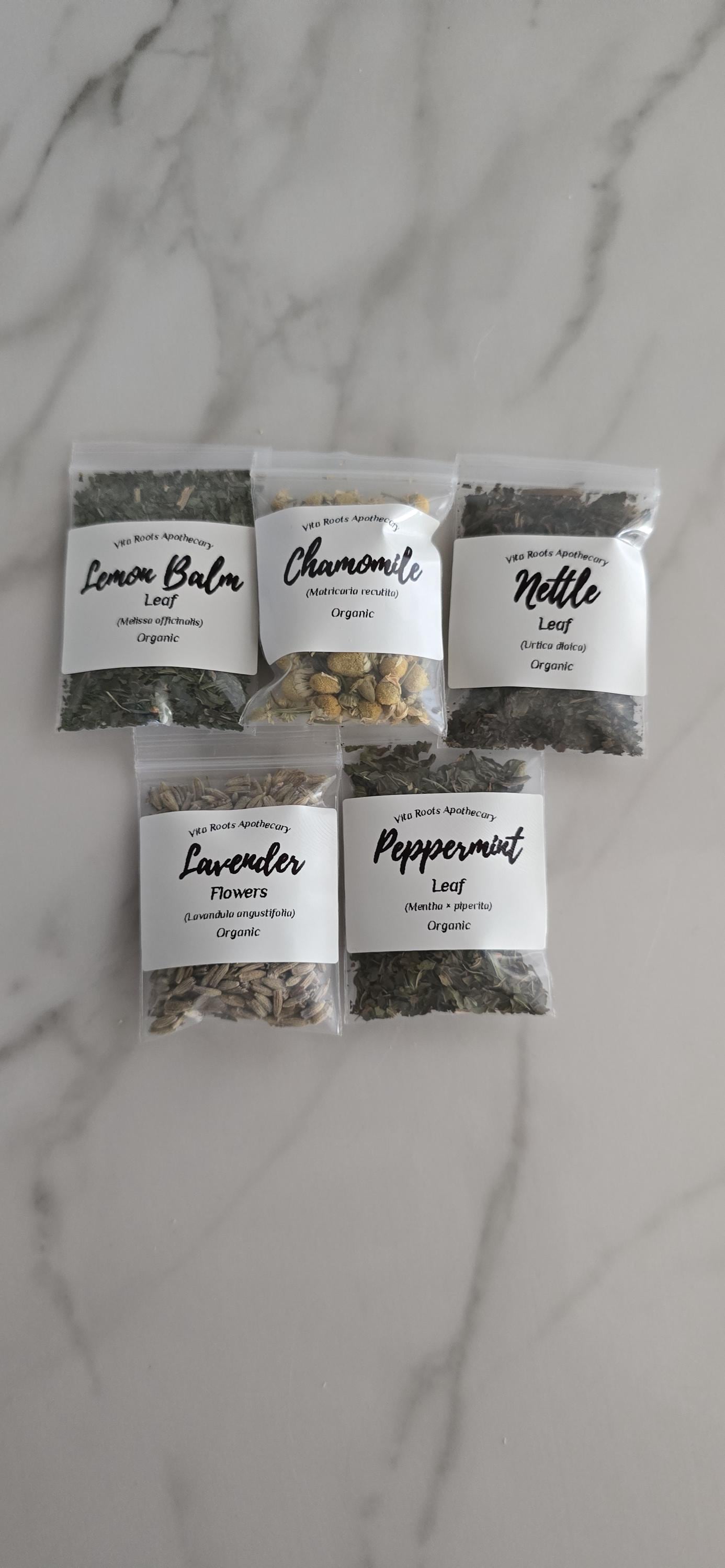 Organic Dried Herbs Sampler Kit – 40 Herbal Teas, Apothecary Supplies